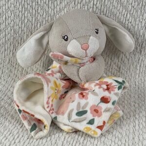 Modern Moments Gerber Bunny Rabbit Lovey Security Blanket Plush Toy Floral Fox